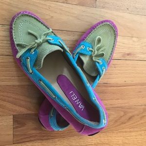 Vaneli multicolor suede loafers NBW